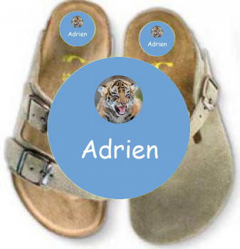 24 Schoenstickers | Schoenlabels | Naamstickers voor schoenen