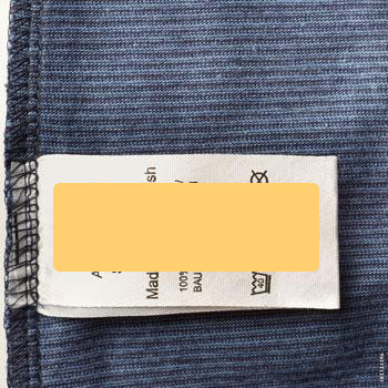 48 Zelfklevende Kledinglabels | Zelfklevende Textieletiketten